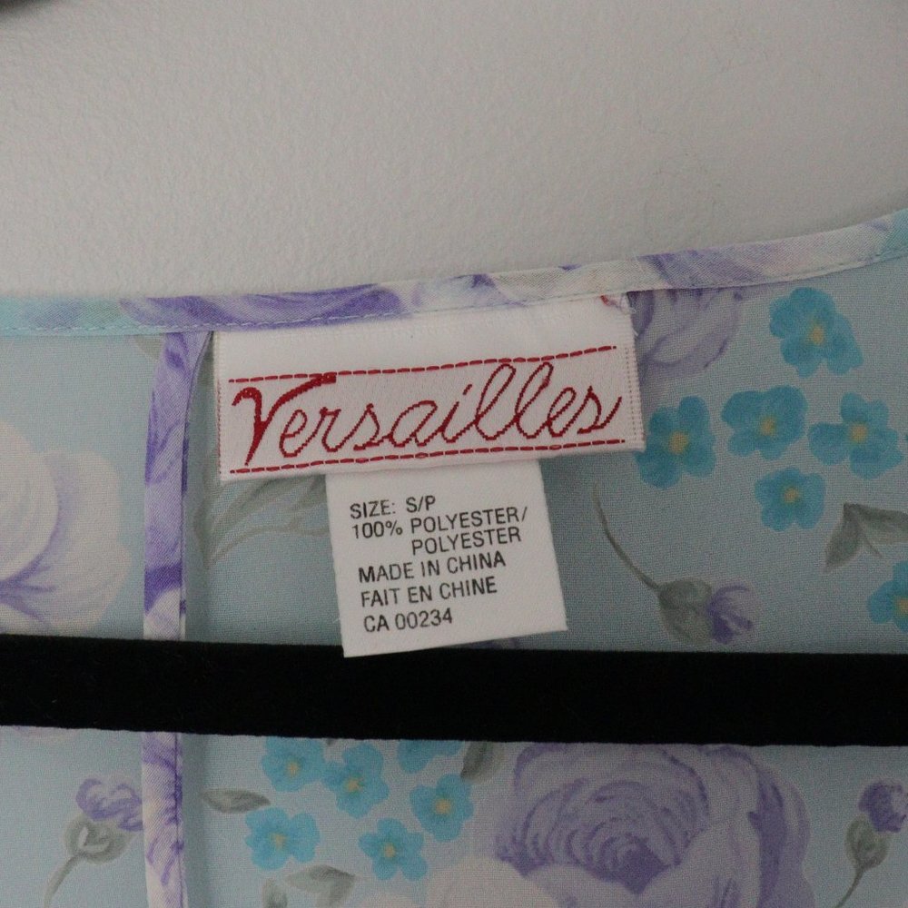 🌏 Sheer Floral Wrap Robe – Size S - Picture 10 of 10